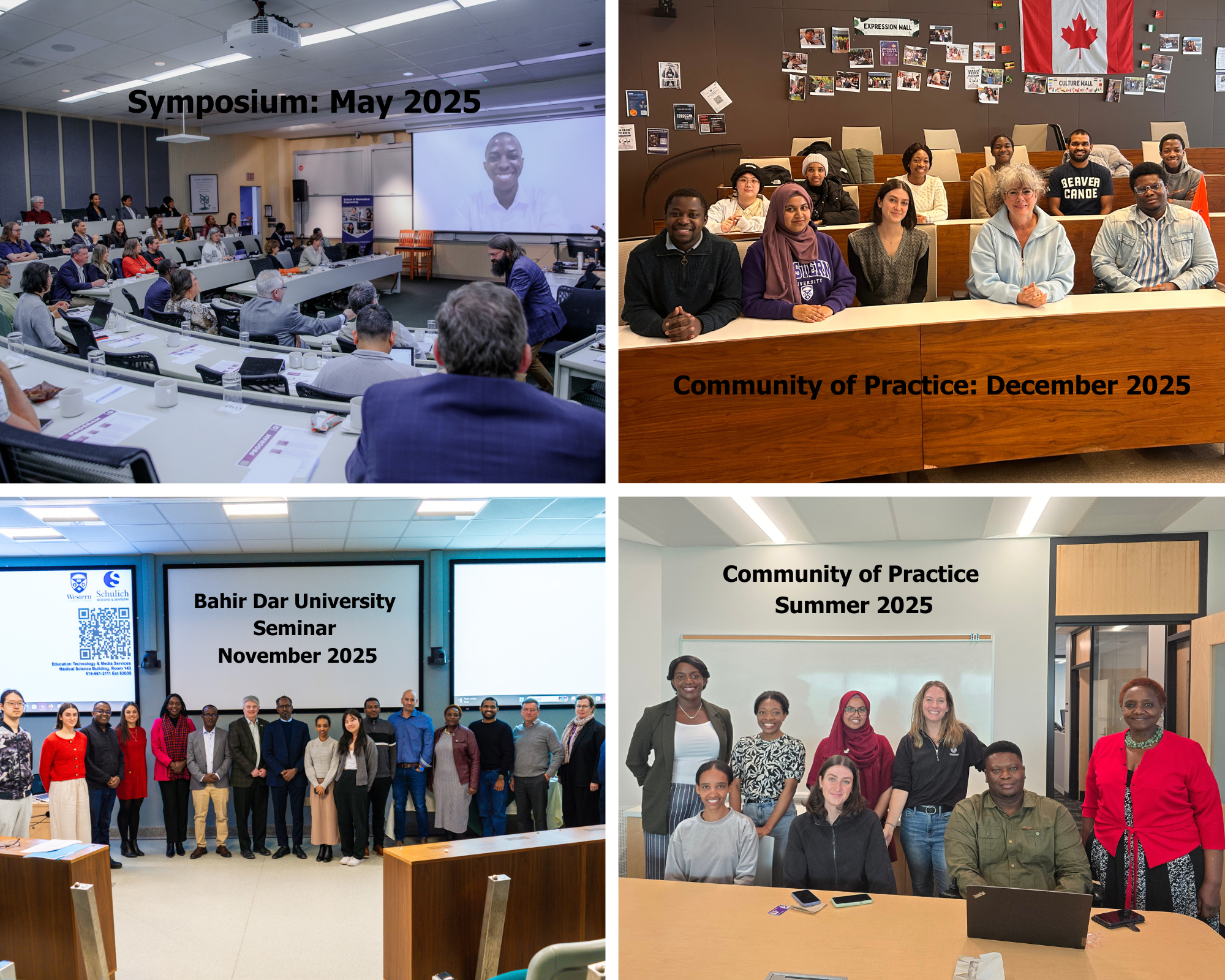 Collage of events from 2025 