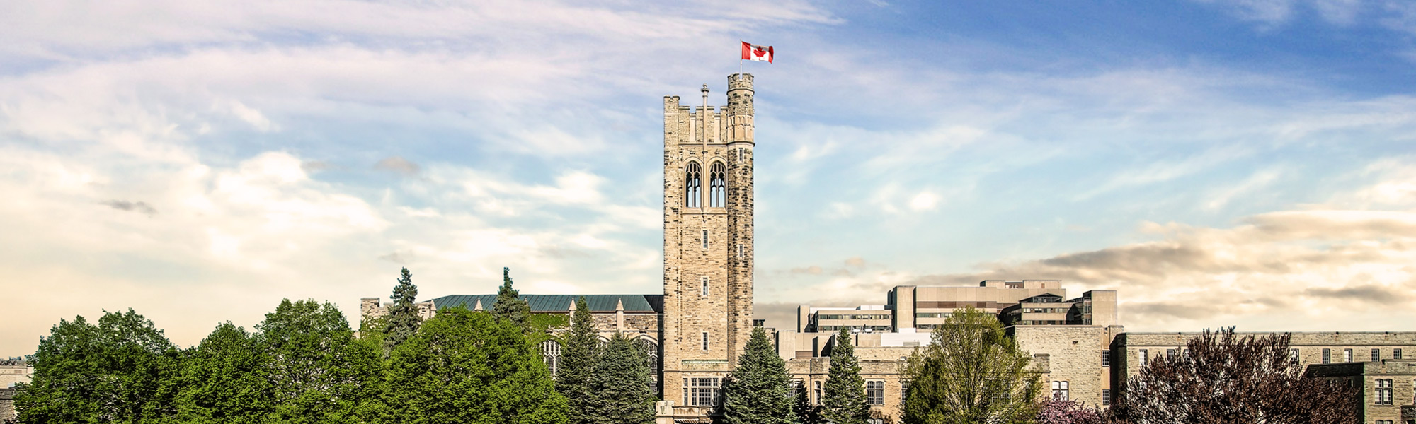 Drone footage of Western University 