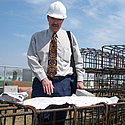 Mike Bartlett on worksite